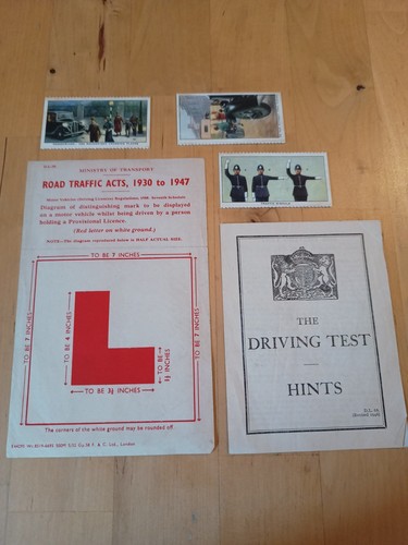 Driving test memorabilia - test,